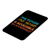 Magnet Flexible L'avenir est accessible ASL Sign Language (Côté Gauche)