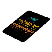 Magnet Flexible L'avenir est accessible ASL Sign Language (Côté Gauche)