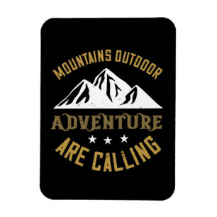 Magnet Flexible L'aventure en plein air dans les montagnes vous ap