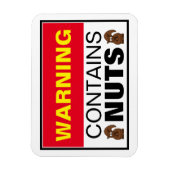 Magnet Flexible L'AVERTISSEMENT contient des noix (Vertical)