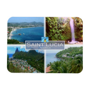 Magnet Flexible LC Sainte-Lucie - Gros Islet an -