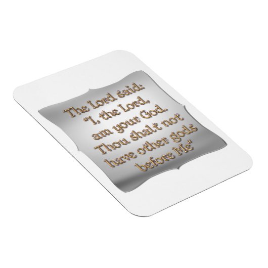 Magnet Flexible Le 1er commandement (Côté Droit)