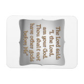 Magnet Flexible Le 1er commandement (Horizontal)