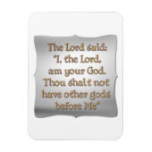 Magnet Flexible Le 1er commandement (Vertical)