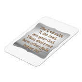 Magnet Flexible Le 1er commandement (Côté Gauche)