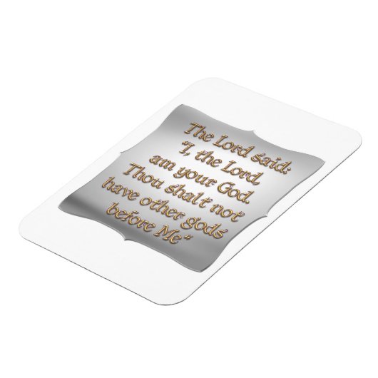 Magnet Flexible Le 1er commandement (Côté Gauche)