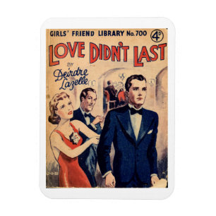 Magnet Flexible Le "amour n'a pas duré" l'aimant vintage de