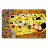 Magnet Flexible Le baiser, célèbre peinture de Gustav Klimt (Horizontal)