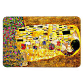 Magnet Flexible Le baiser, célèbre peinture de Gustav Klimt (Horizontal)
