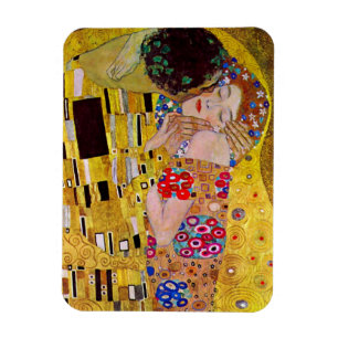 Magnet Flexible Le baiser de Gustav Klimt, Art nouveau Vintage