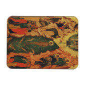 Magnet Flexible Le baptême du Christ icône byzantine (Horizontal)