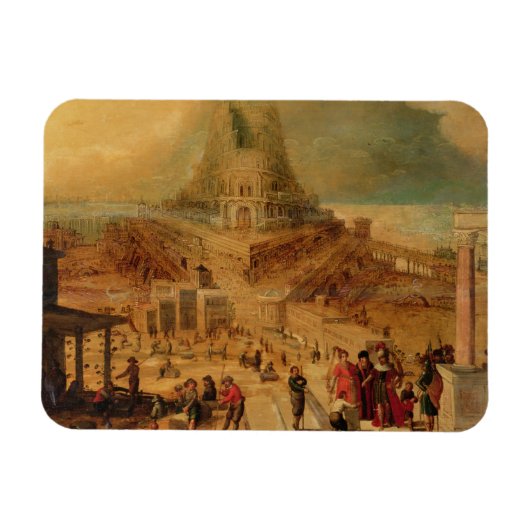 Magnet Flexible Le bâtiment de la Tour de Babel (panneau) (Horizontal)