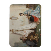 Magnet Flexible Le bébé dort (par Gerolamo Induno) (Vertical)