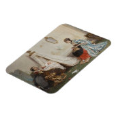 Magnet Flexible Le bébé dort (par Gerolamo Induno) (Côté Gauche)