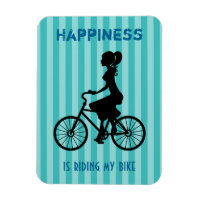 Le Bonheur Est De Faire Mon Vélo - Silhouette Cycl