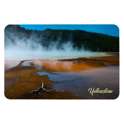 Magnet Flexible le bord du Grand Prismatic Spring Yellowstone (Horizontal)