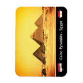 Magnet Flexible Le Caire, Pyramides égyptiennes - Egypte ancienne  (Vertical)