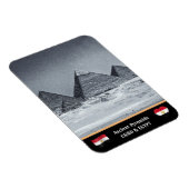 Magnet Flexible Le Caire, Pyramides égyptiennes - Egypte ancienne  (Côté Droit)