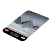 Magnet Flexible Le Caire, Pyramides égyptiennes - Egypte ancienne  (Côté Gauche)