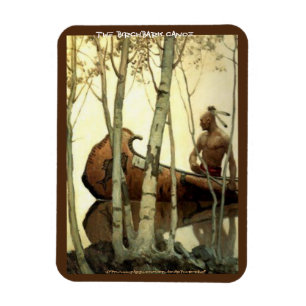 Magnet Flexible "Le canot d'écorce de bouleau"