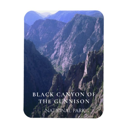 Magnet Flexible Le canyon noir du parc national Gunnison (Vertical)