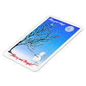 Magnet Flexible Le Cardinal et le Snowman (Côté Gauche)