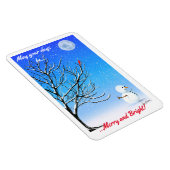 Magnet Flexible Le Cardinal et le Snowman (Côté Droit)