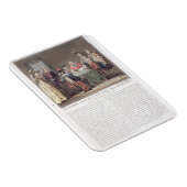 Magnet Flexible Le cardinal Mazarin (1602-1661) conclut la Paix de (Côté Droit)