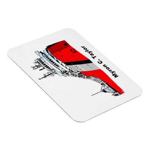 Magnet Flexible Le cargo Myron C.Taylor (Côté Droit)