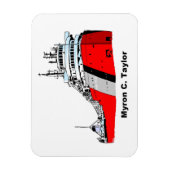 Magnet Flexible Le cargo Myron C.Taylor (Vertical)
