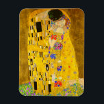 Magnet Flexible Le célèbre tableau de Gustav Klimt, The Kiss.<br><div class="desc">Le célèbre tableau de Gustav Klimt,  The Kiss. Magnet. Célèbre peinture de Gustav Klimt.</div>
