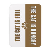 Magnet Flexible Le Chat A Pleinement Faim (Vertical)