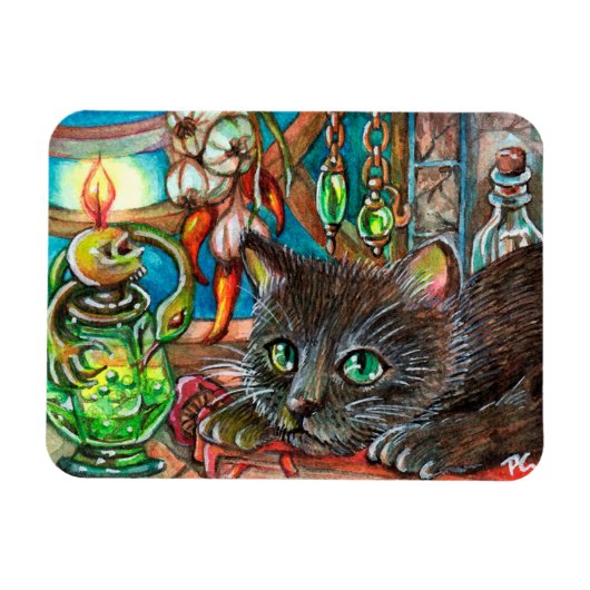 Magnet Flexible Le chat de l'alchimiste (Horizontal)