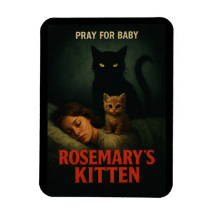 Magnet Flexible Le Chat de Rosemary – Parodie de Chat d'Horreur Vi