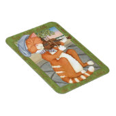 Magnet Flexible Le chat et la brosse (Côté Droit)