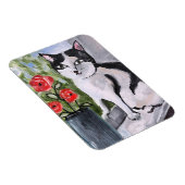 Magnet Flexible Le chat et les coquelicots (Côté Droit)