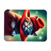 Magnet Flexible le chat sorcier (Horizontal)
