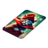 Magnet Flexible le chat sorcier (Côté Gauche)