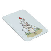 Magnet Flexible Le château de champignons (Côté Droit)