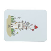 Magnet Flexible Le château de champignons (Horizontal)