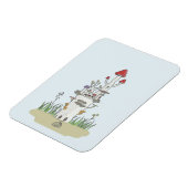 Magnet Flexible Le château de champignons (Côté Gauche)