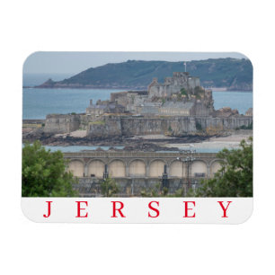 Magnet Flexible Le château de Jersey Elizabeth : un aimant pour fr