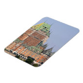 Magnet Flexible Le Château Frontenac à Québec, Canada. (Côté Gauche)