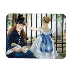 Magnet Flexible Le chemin de fer Edouard Manet