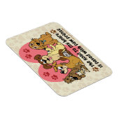 Magnet Flexible Le Chemin Vers Mes Chiens Du Coeur (Côté Droit)