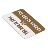 Magnet Flexible Le chien est un réfrigérateur affamé (Côté Droit)