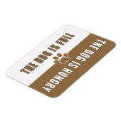 Magnet Flexible Le chien est un réfrigérateur affamé (Côté Gauche)