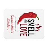 Magnet Flexible Le Chili rouge sent l'amour (Horizontal)