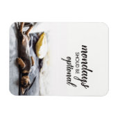 Magnet Flexible Le chiot doxie dormant le lundi devrait être facul (Horizontal)