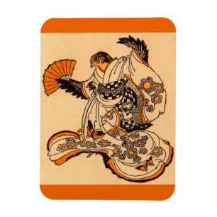 Magnet Flexible Le conte de fées japonais The Tongue Cut Sparrow